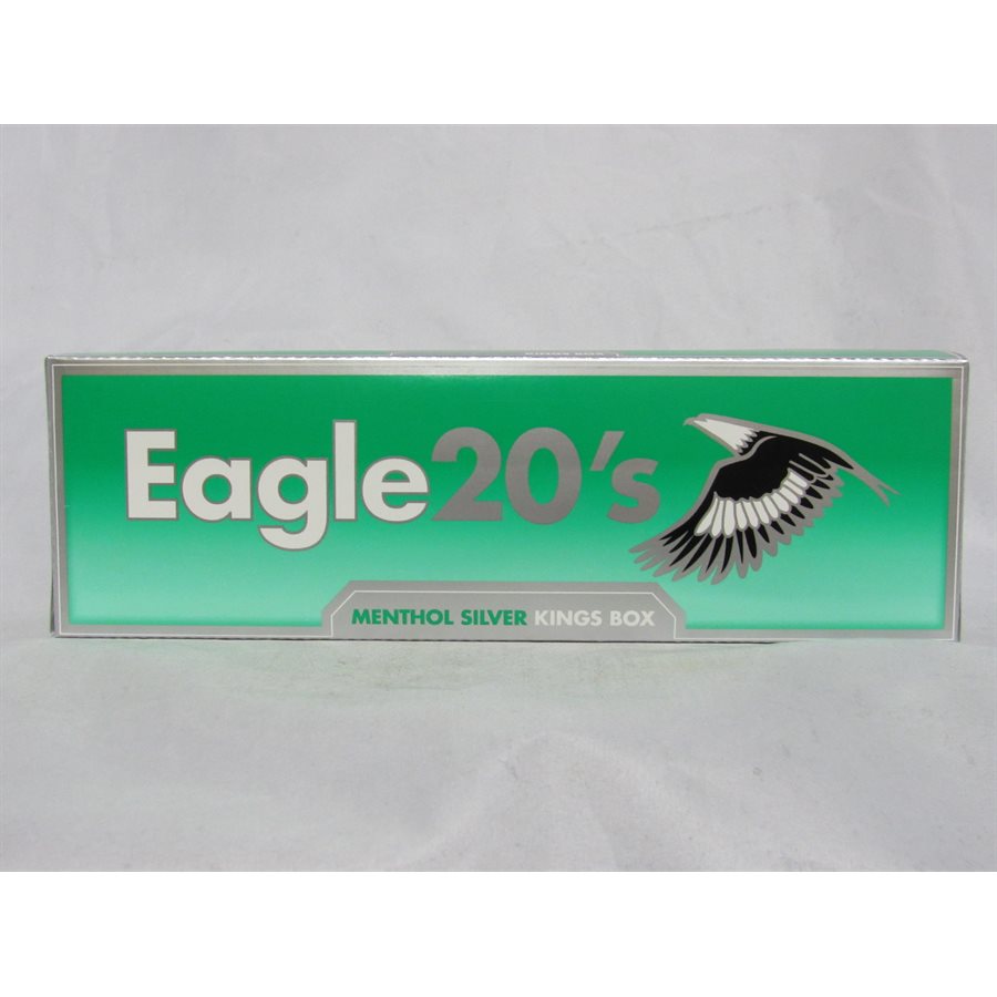 Eagle 20's Menthol, king size – vintage American Cigarette Pack