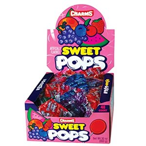 CHARMS SWEET POP ASSORTED 48CT