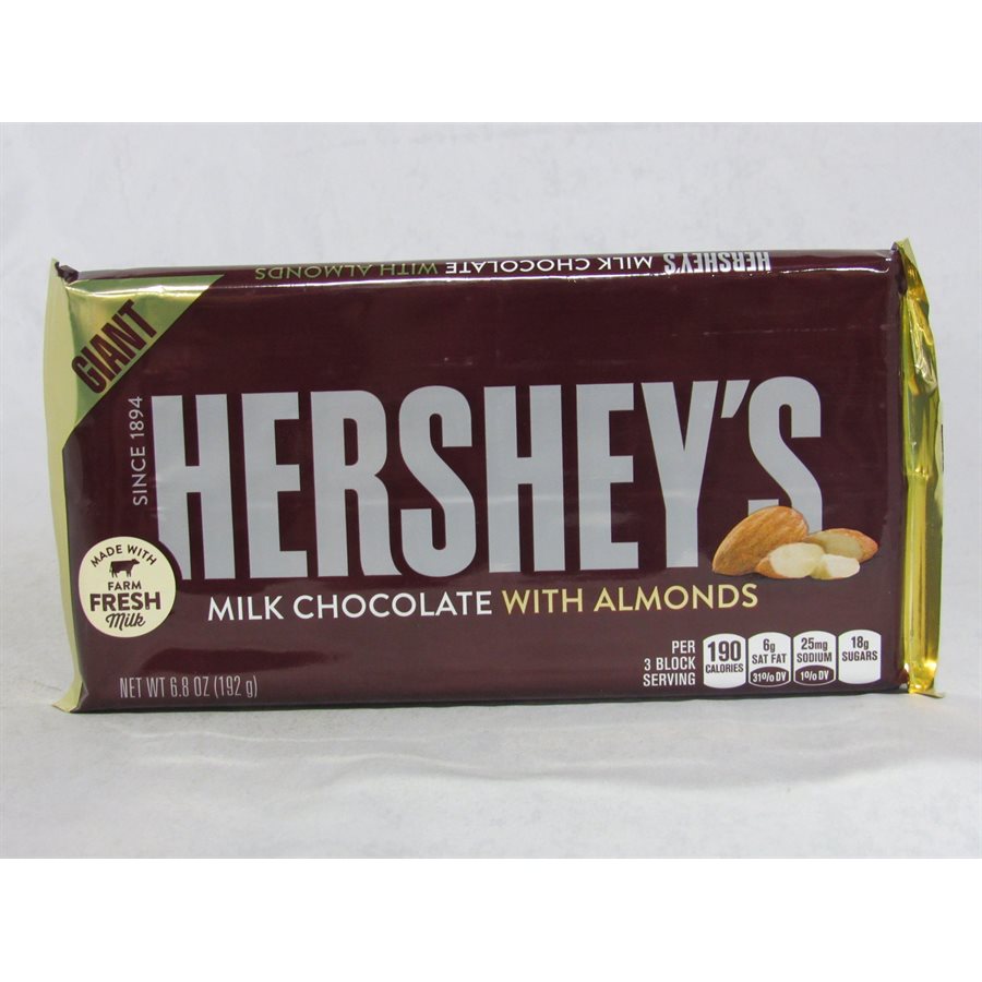 HERSHEY ALMOND GIANT BAR 6.8OZ