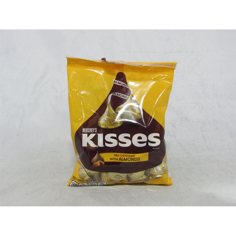 HERSHEY KISSES PEG ALMOND 4.48oz