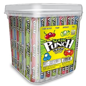 SOUR PUNCH JAR TWIST 180CT