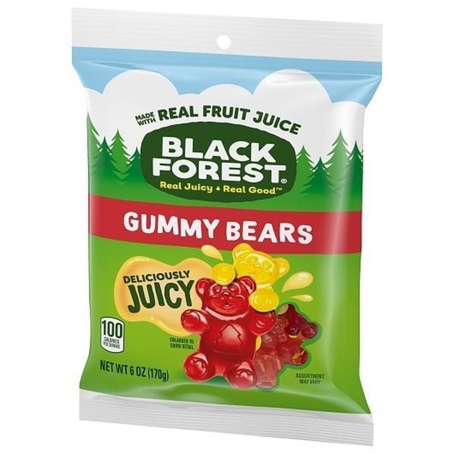 BLACK FOREST PEG GUMMI BEARS 4.5OZ