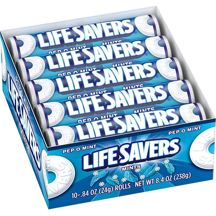 lifesaver mints spark in the dark