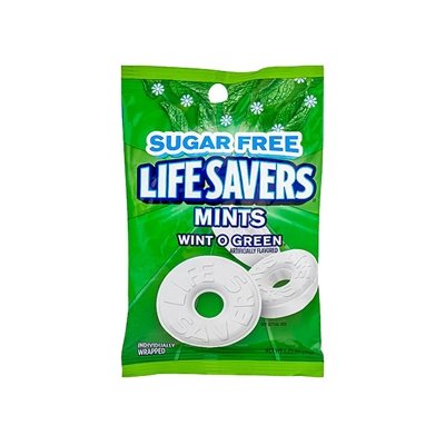 LIFESAVERS BAG SUGARFREE WINTERGREEN 2.7OZ