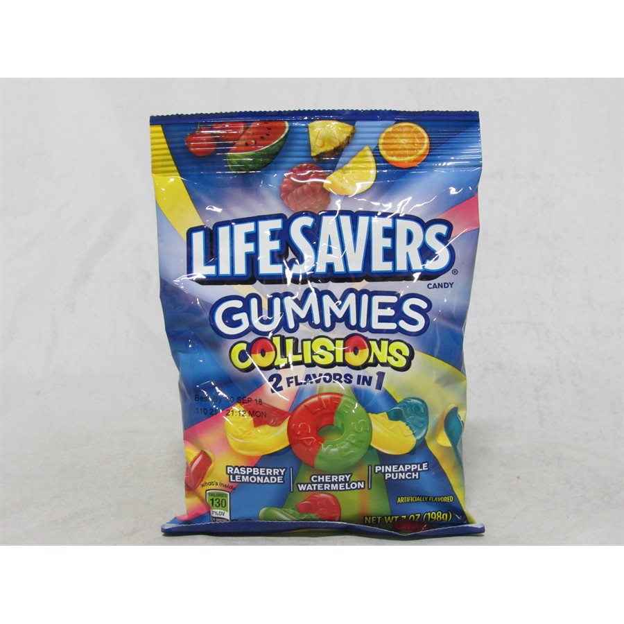 LIFESAVERS GUMMIES PEG COLLISION 7OZ