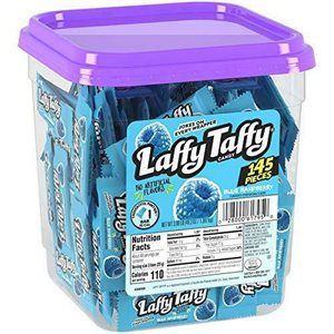 LAFFY TAFFY TUB BLUE RAZZ 145CT