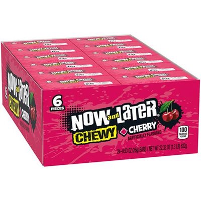 NOW LATER .25 CHEWY CHERRY 24CT