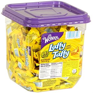 LAFFY TAFFY TUB BANANA 145CT