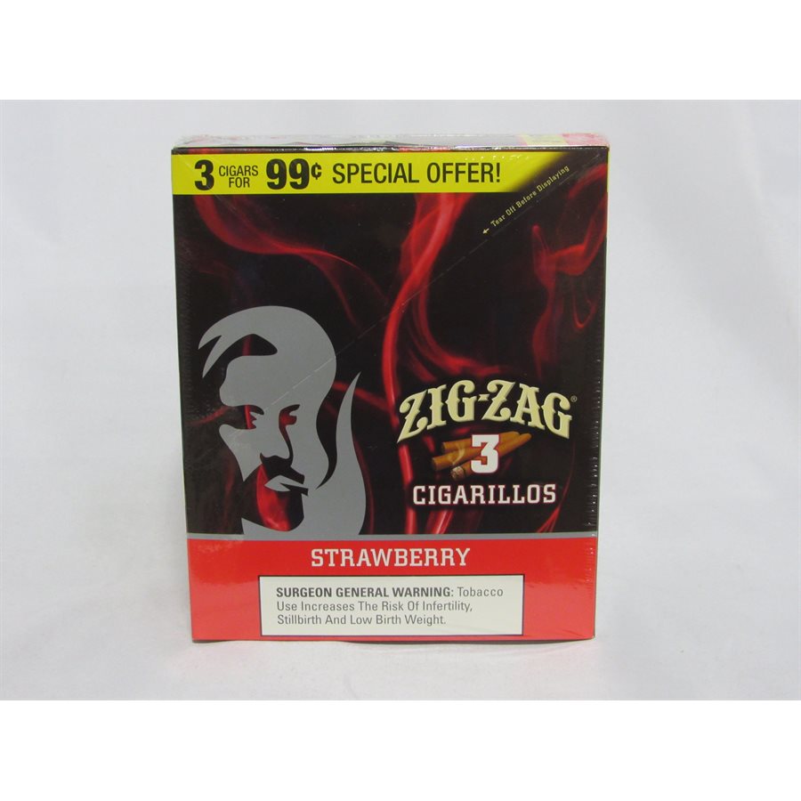 ZIG ZAG CIGARILLOS STRAWBERRY 3 / 99