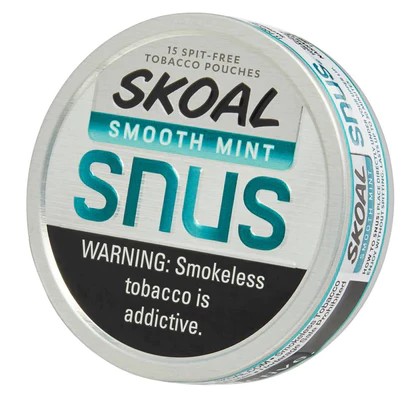 SKOAL SNUS SMOOTH MINT CAN