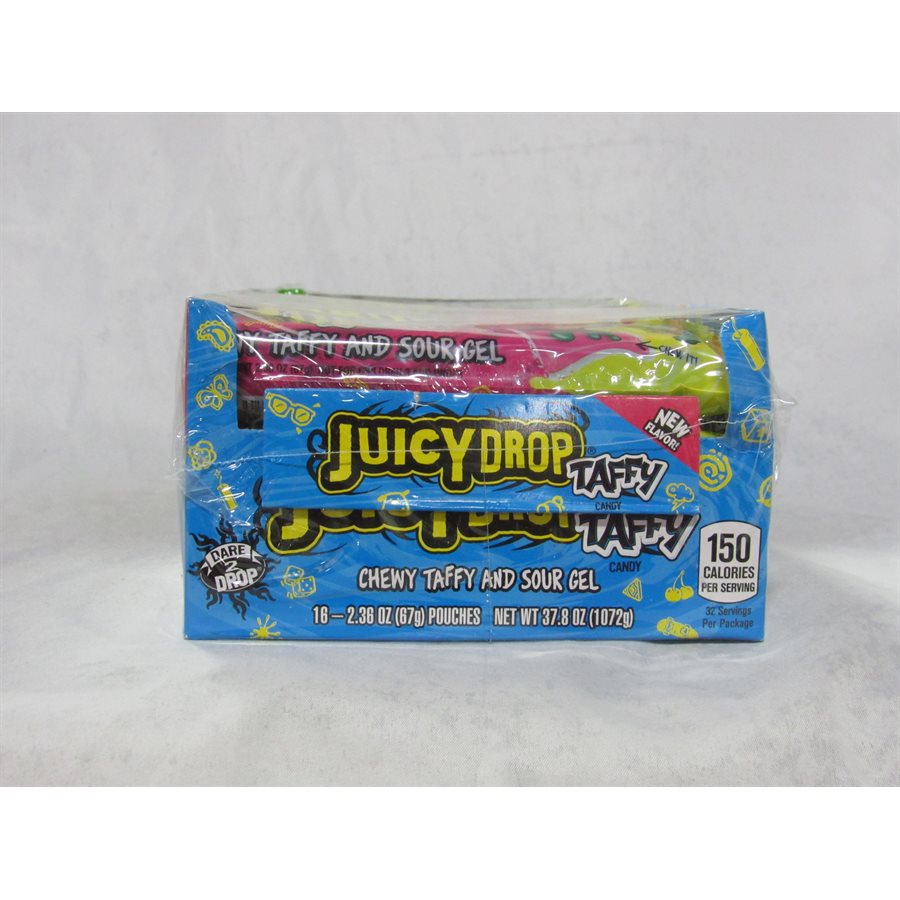 Juicy Drop Taffy And Sour Gel 16ct 