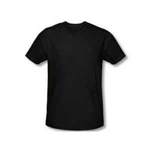 T-SHIRT BLACK CREW L 6CT