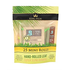 KING PALM MINI ROLLS BULK 25 / 8CT