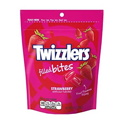 TWIZZLER STRWBRRY FILLED MINI TWIST 8OZ