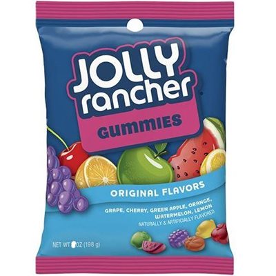 JOLLY RANCHER PEG GUMMIES 7OZ