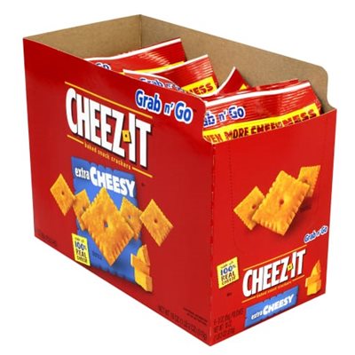 CHEEZ-IT PEG EXTRA CHEEZY 6CT / 3OZ