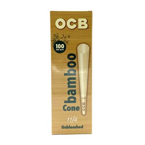 OCB BAMBOO CONE 1 1 / 4 100CT