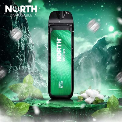 NORTH VISION 15K PUFF GUM MINT 5CT